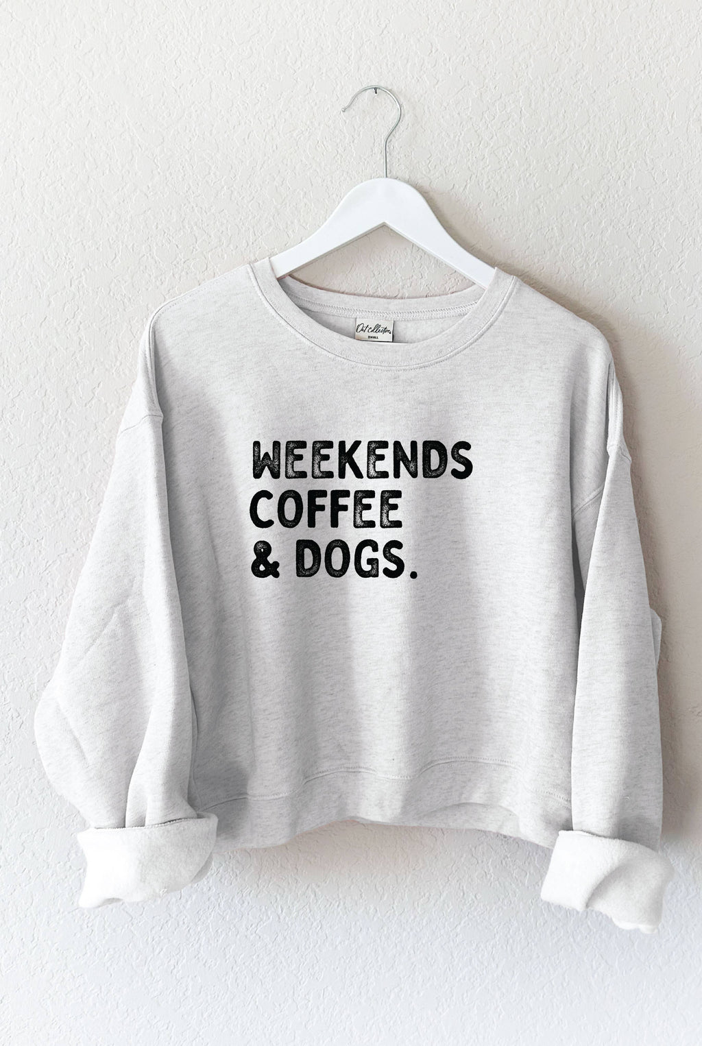 Weekends Coffee and Dogs Mid Graphic - Adult & Kids T-Shirts, Sweatshirts & Hoodies apparel design preview 1