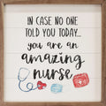 Amazing Nurse White - Adult & Kids T-Shirts, Sweatshirts & Hoodies apparel design preview 1