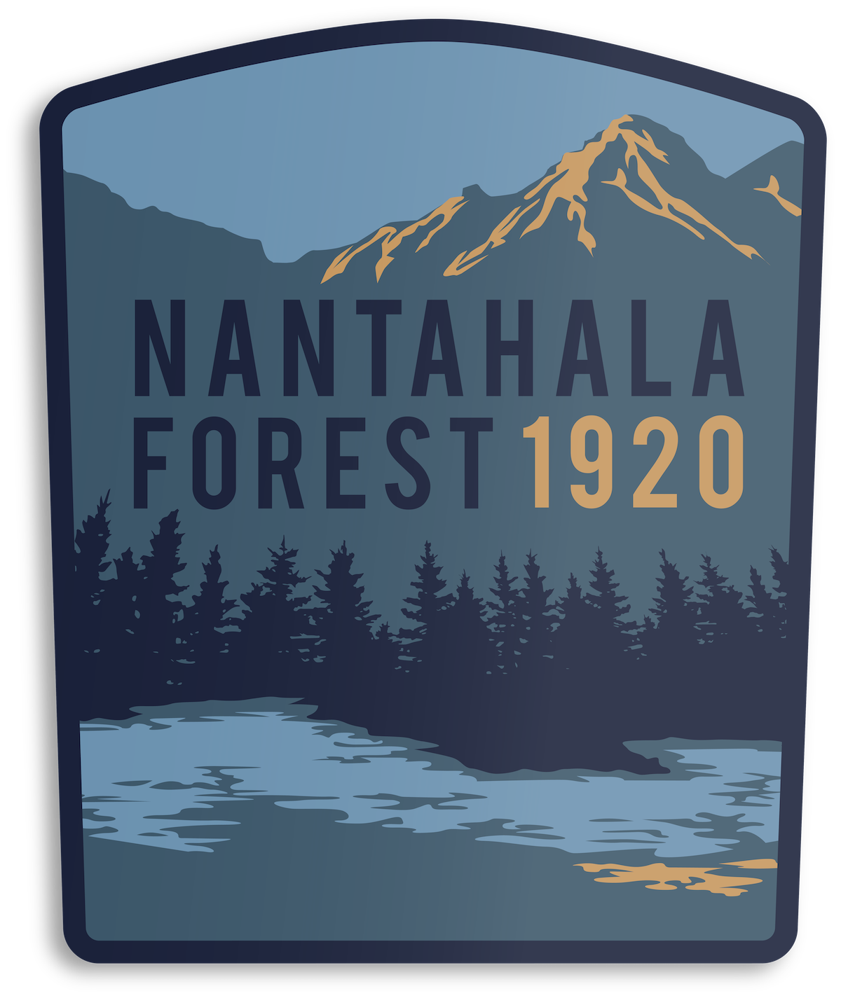 Nantahala Forest Sticker - Adult & Kids T-Shirts, Sweatshirts & Hoodies apparel design preview 1