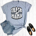 Retro Checkered Track Mama Graphic - Adult & Kids T-Shirts, Sweatshirts & Hoodies apparel design preview 1