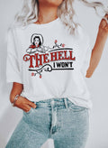 The Hell I Won't Sassy - Adult & Kids T-Shirts, Sweatshirts & Hoodies apparel design preview 1