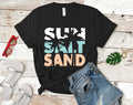 Sun Salt Sand Beach Life Vacation - Adult & Kids T-Shirts, Sweatshirts & Hoodies apparel design preview 1
