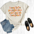 Bonfires Pumpkins Sweaters Football - Adult & Kids T-Shirts, Sweatshirts & Hoodies apparel design preview 1