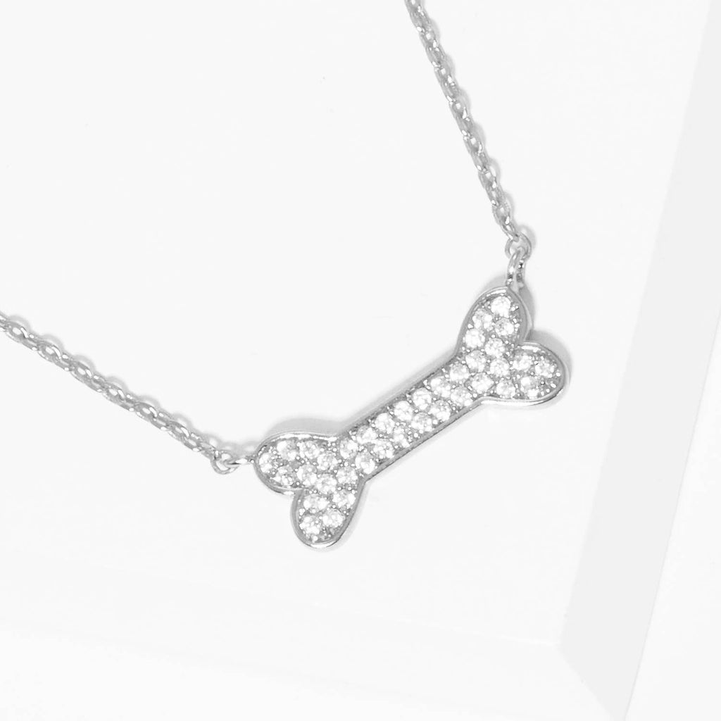 Cz Gold Dipped Dog Bone Necklace - Adult & Kids T-Shirts, Sweatshirts & Hoodies apparel design preview 1