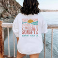 Custom Forever Chasing Sunsets Crewneck S-2XL - Adult & Kids T-Shirts, Sweatshirts & Hoodies apparel design preview 1