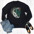 Western Turquoise Cactus Desert Moon - Adult & Kids T-Shirts, Sweatshirts & Hoodies apparel design preview 1