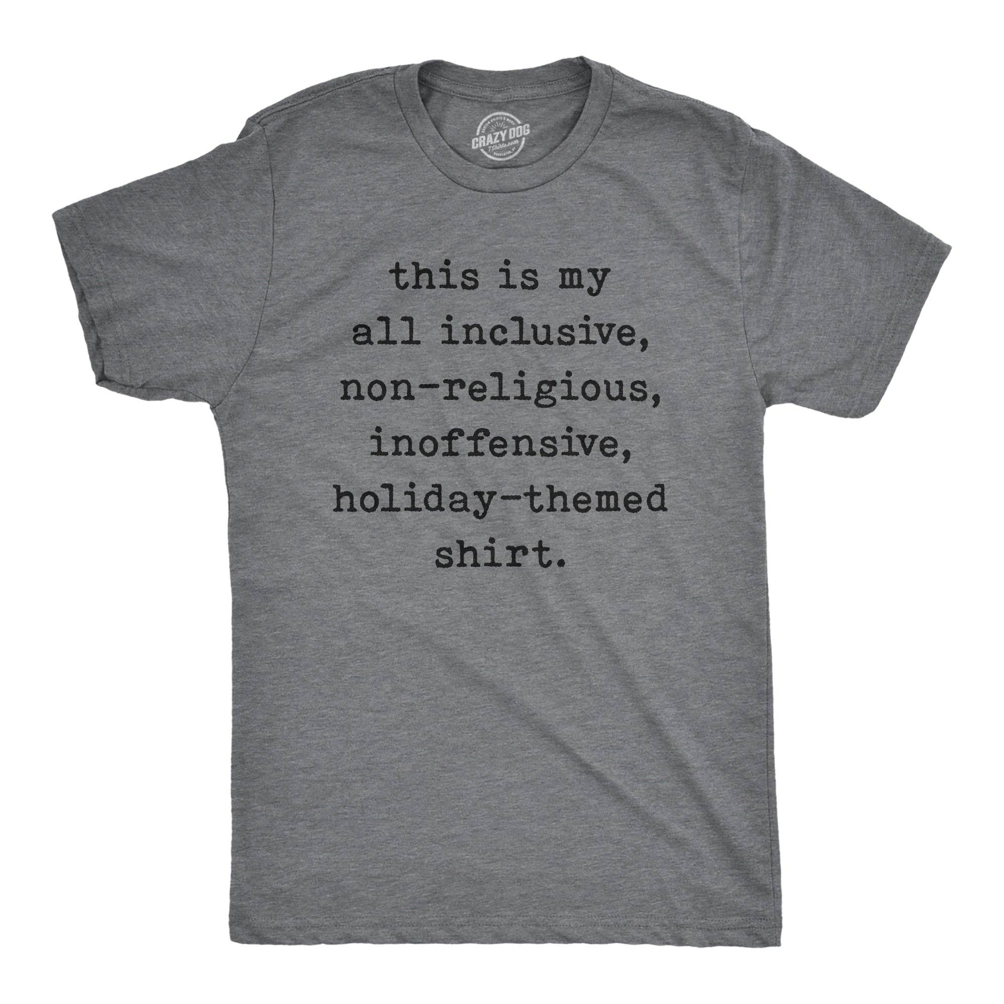 All Inclusive Non-Religious Holiday-Themed Men's - Adult & Kids T-Shirts, Sweatshirts & Hoodies apparel design preview 1