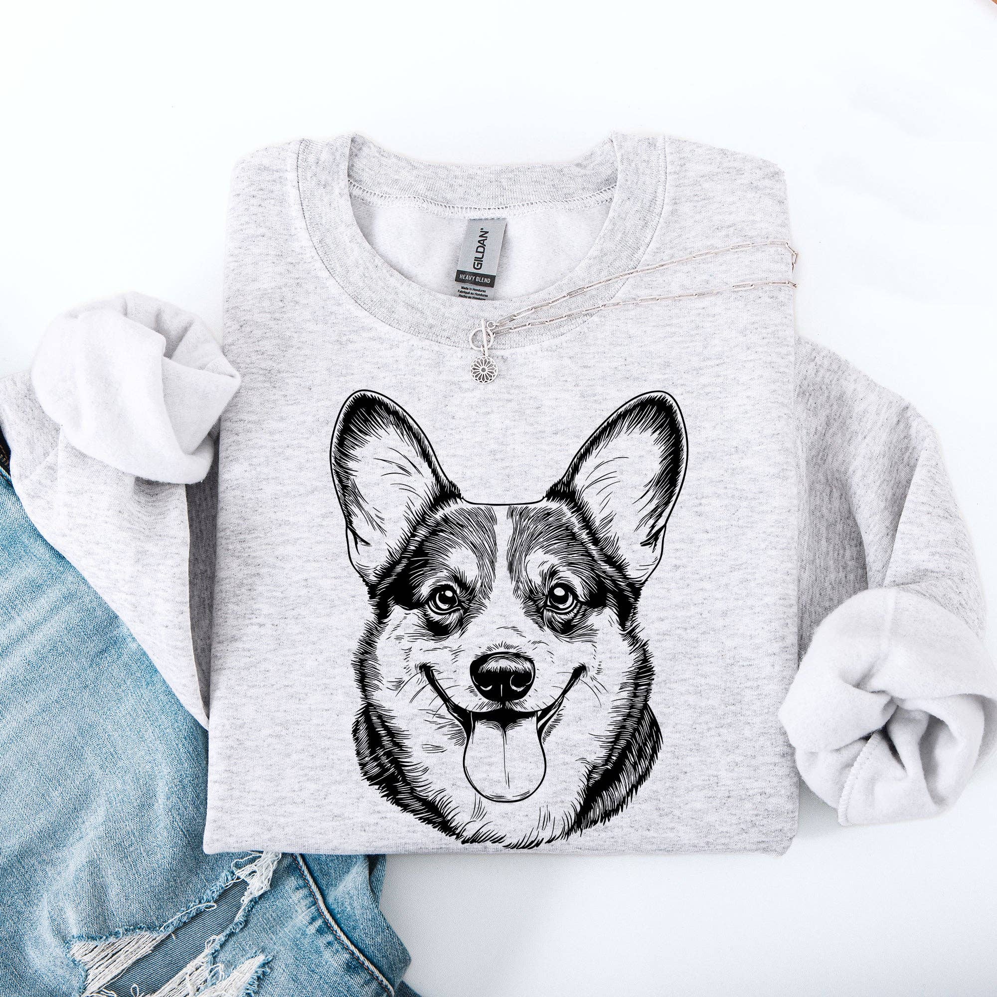 Corgi, Pet, Dog Breed - Adult & Kids T-Shirts, Sweatshirts & Hoodies apparel design preview 1