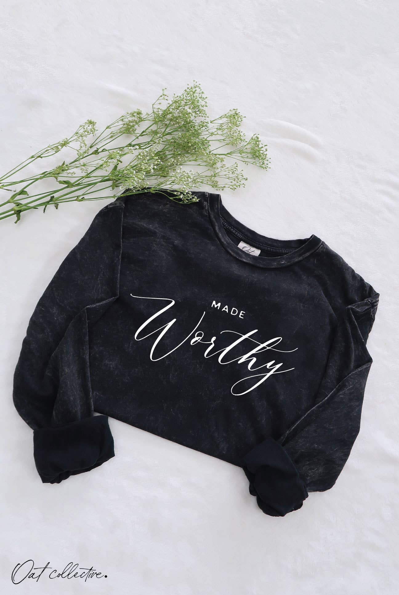 Made Worthy Mineral Washed Graphic - Adult & Kids T-Shirts, Sweatshirts & Hoodies apparel design preview 1