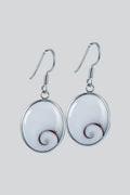 Sterling Silver Shell Earring (ER-168) - Adult & Kids T-Shirts, Sweatshirts & Hoodies apparel design preview 1