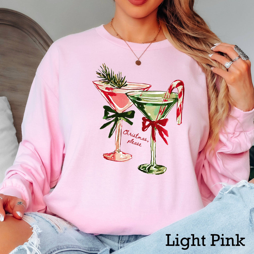 Christmas Martini Graphic - Adult & Kids T-Shirts, Sweatshirts & Hoodies apparel design preview 1