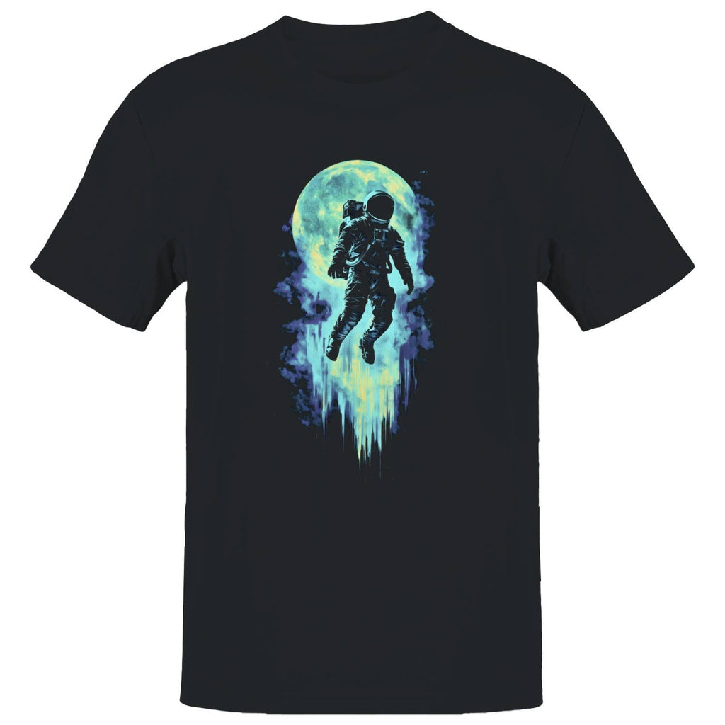 Neon Astronaut Moon Floating Men's - Adult & Kids T-Shirts, Sweatshirts & Hoodies apparel design preview 1