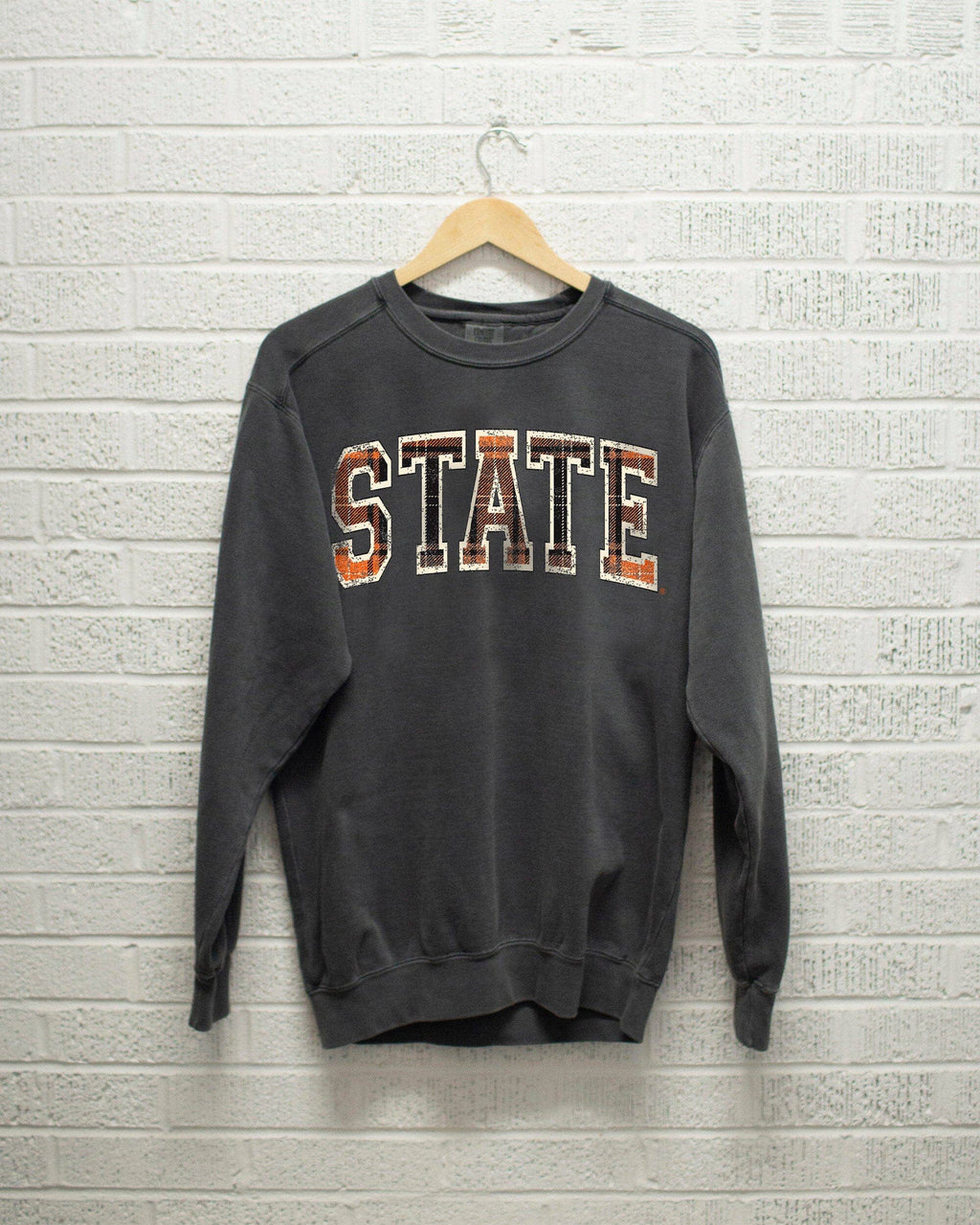 Osu Cowboys Tartan Pepper Comfort Colors - Adult & Kids T-Shirts, Sweatshirts & Hoodies apparel design preview 1