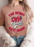 The Berry Sweet Best Mama Strawberry Graphic - Adult & Kids T-Shirts, Sweatshirts & Hoodies apparel design preview 1
