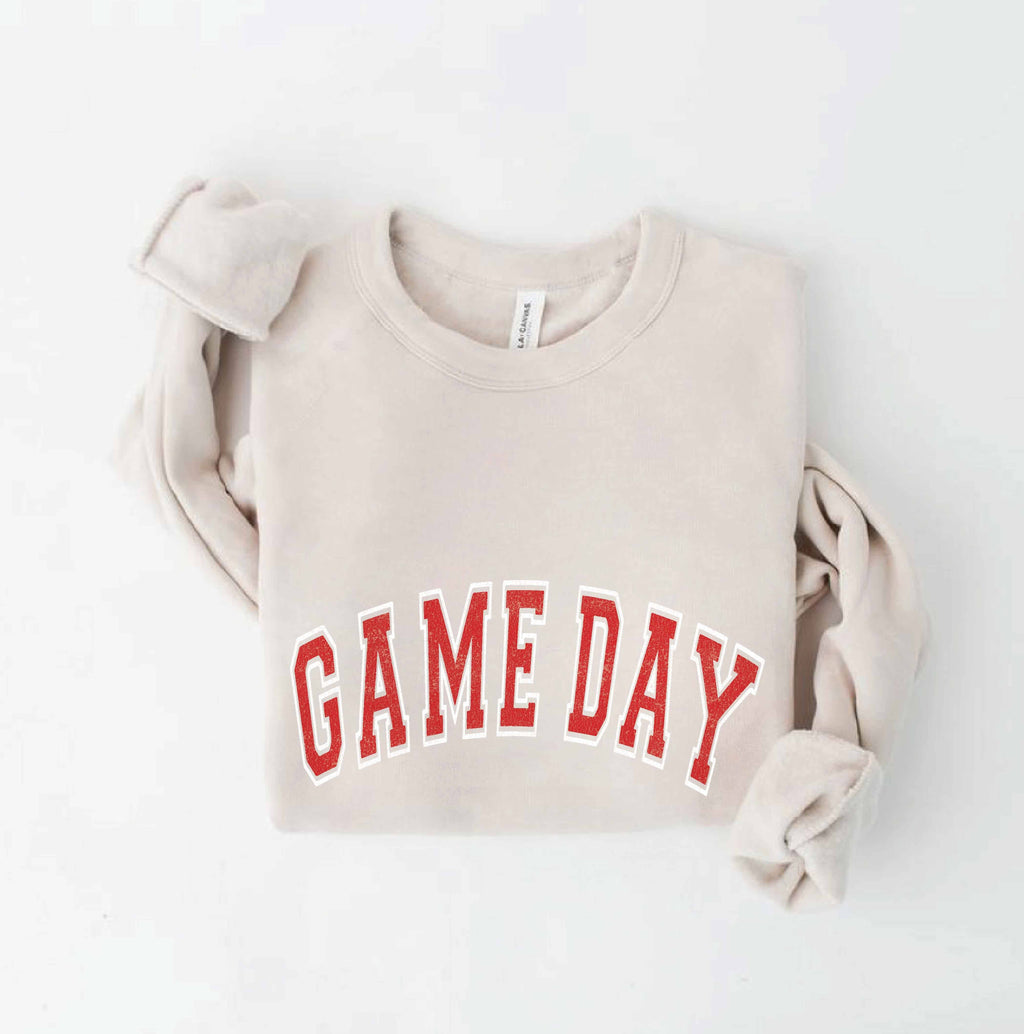 Game Day Red - Adult & Kids T-Shirts, Sweatshirts & Hoodies apparel design preview 1
