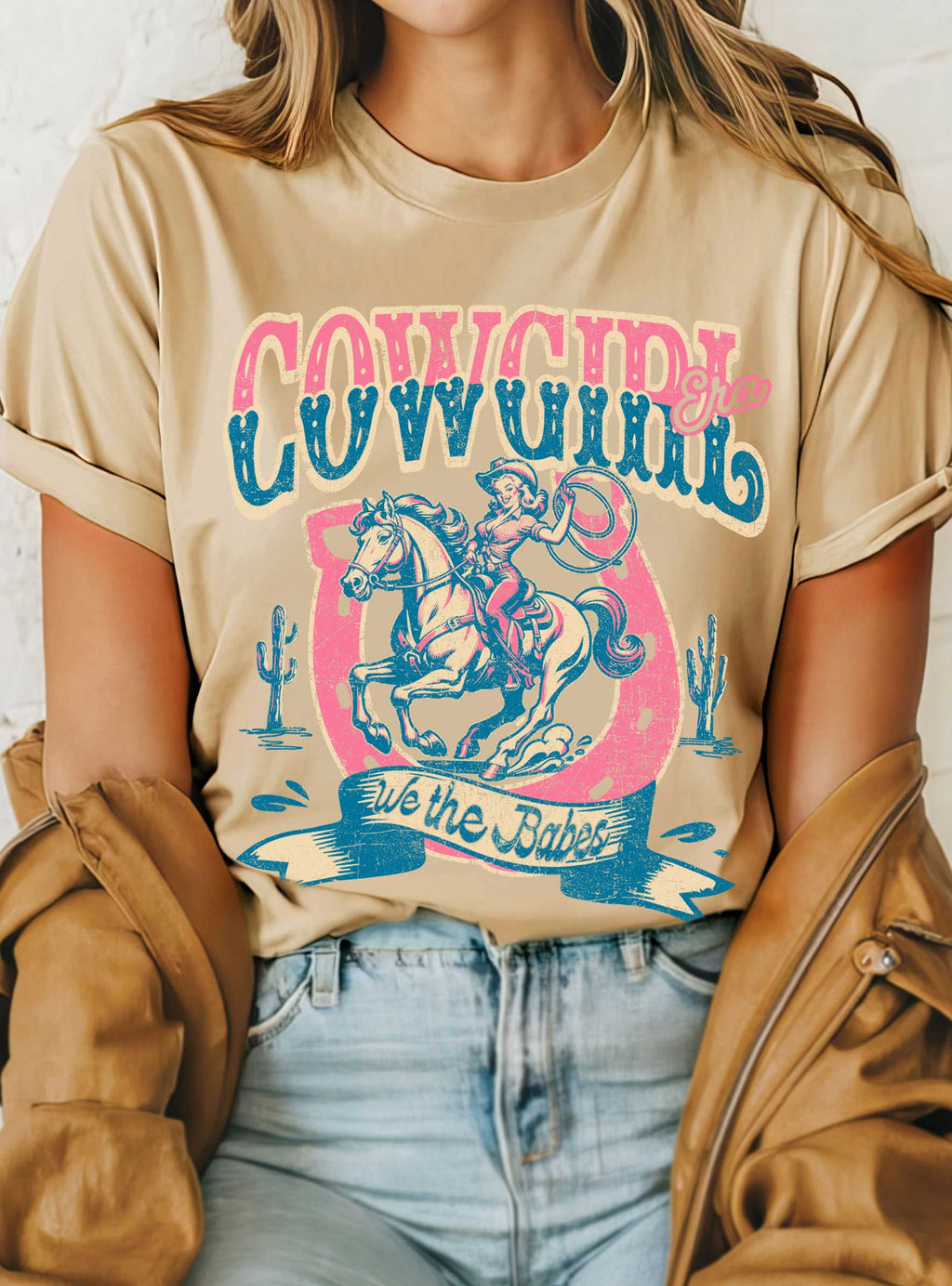 Cowgirl Era We the Babes Graphic - Adult & Kids T-Shirts, Sweatshirts & Hoodies apparel design preview 1