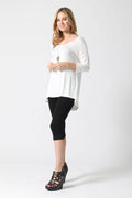 .SI-3712 3Q Sleeve Hi-Low Tunic - Adult & Kids T-Shirts, Sweatshirts & Hoodies apparel design preview 1