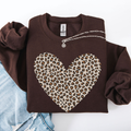 Classic Leopard Print Valentine's Day Heart, Love - Adult & Kids T-Shirts, Sweatshirts & Hoodies apparel design preview 1