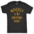 Whiskey Is My Christmas Spirit Men's - Adult & Kids T-Shirts, Sweatshirts & Hoodies apparel design preview 1