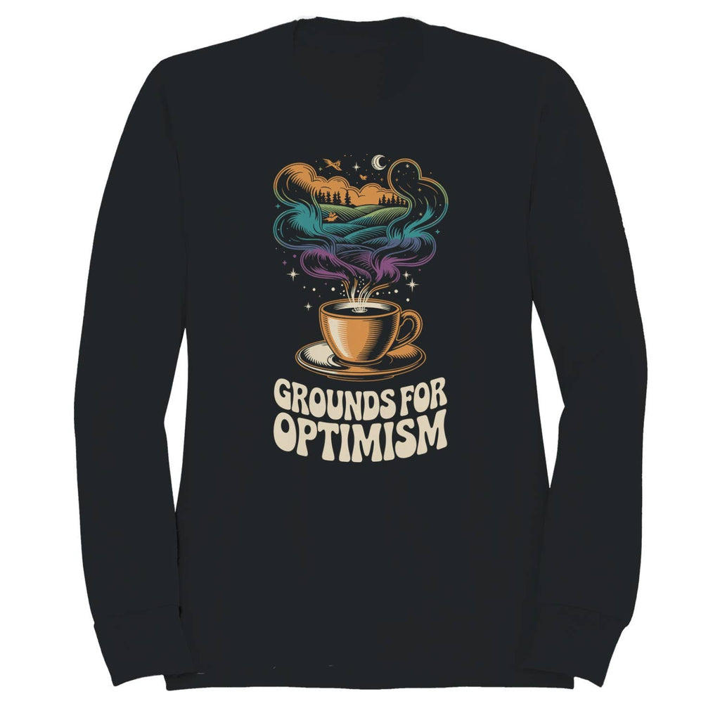 Optimism Coffee Art Women's - Adult & Kids T-Shirts, Sweatshirts & Hoodies apparel design preview 1