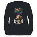 Optimism Coffee Art Women's - Adult & Kids T-Shirts, Sweatshirts & Hoodies apparel design preview 1