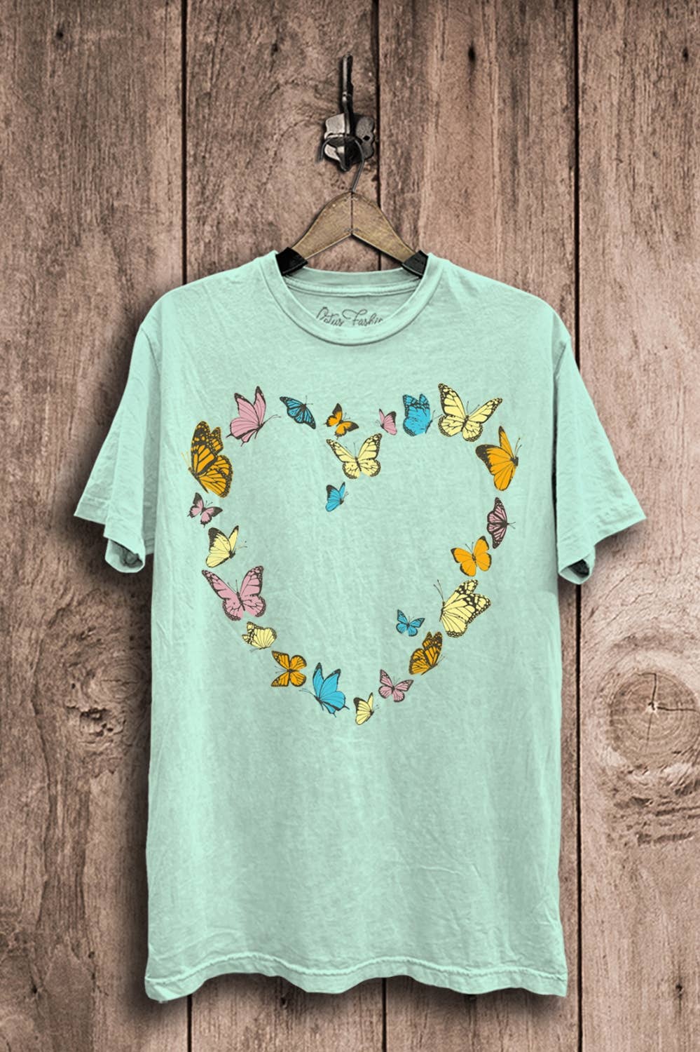 Butterflies Heart Graphic Top - Adult & Kids T-Shirts, Sweatshirts & Hoodies apparel design preview 1