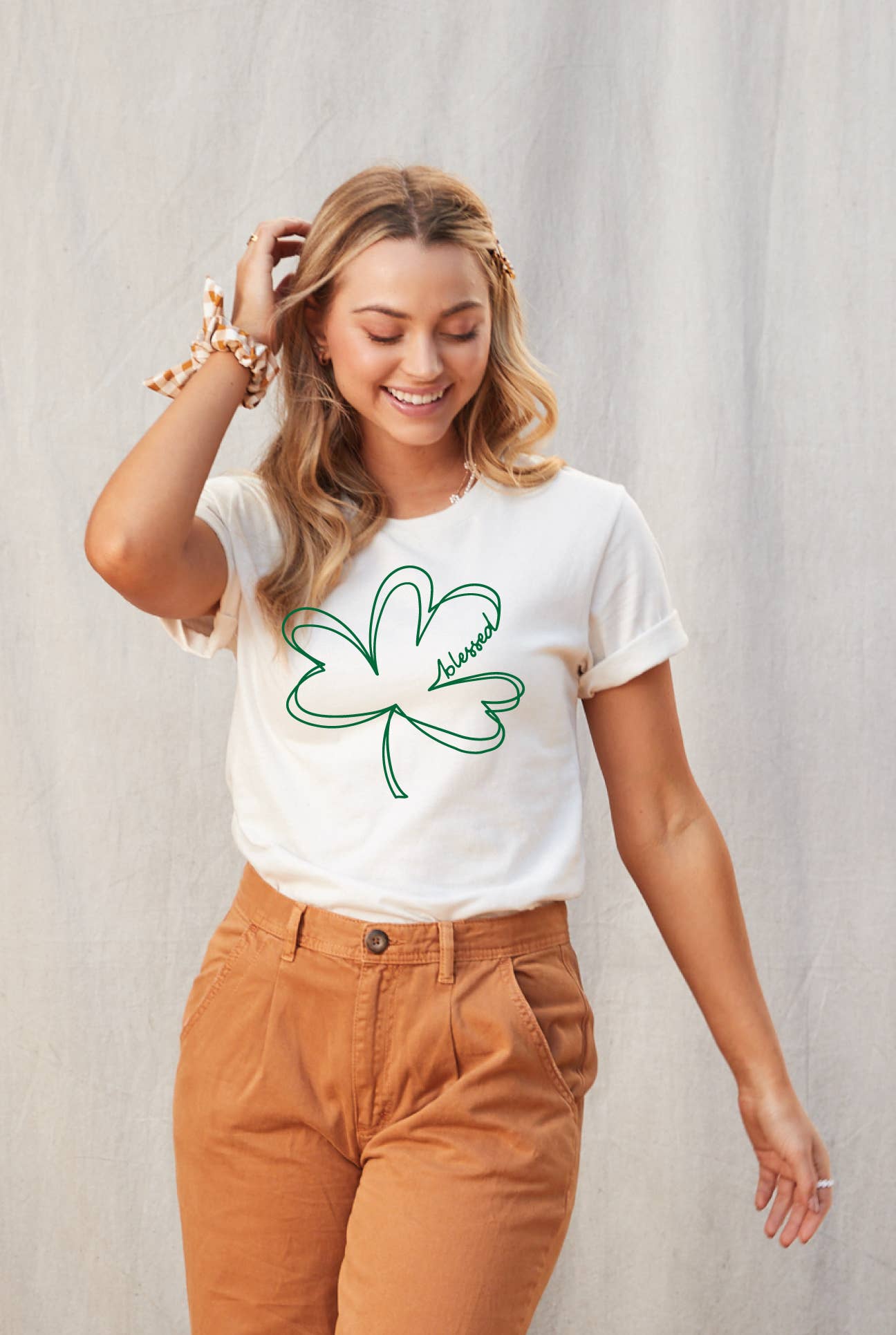 Blessed Clover Graphic - Adult & Kids T-Shirts, Sweatshirts & Hoodies apparel design preview 1