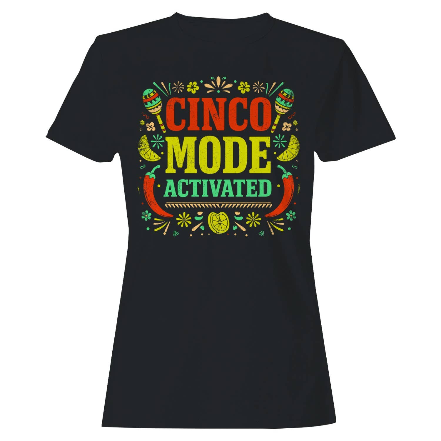 Cinco Fiesta Mode Activated Women's - Adult & Kids T-Shirts, Sweatshirts & Hoodies apparel design preview 1