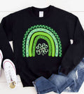 Shamrock Rainbow St. Patrick's Day Irish Clover - Adult & Kids T-Shirts, Sweatshirts & Hoodies apparel design preview 1