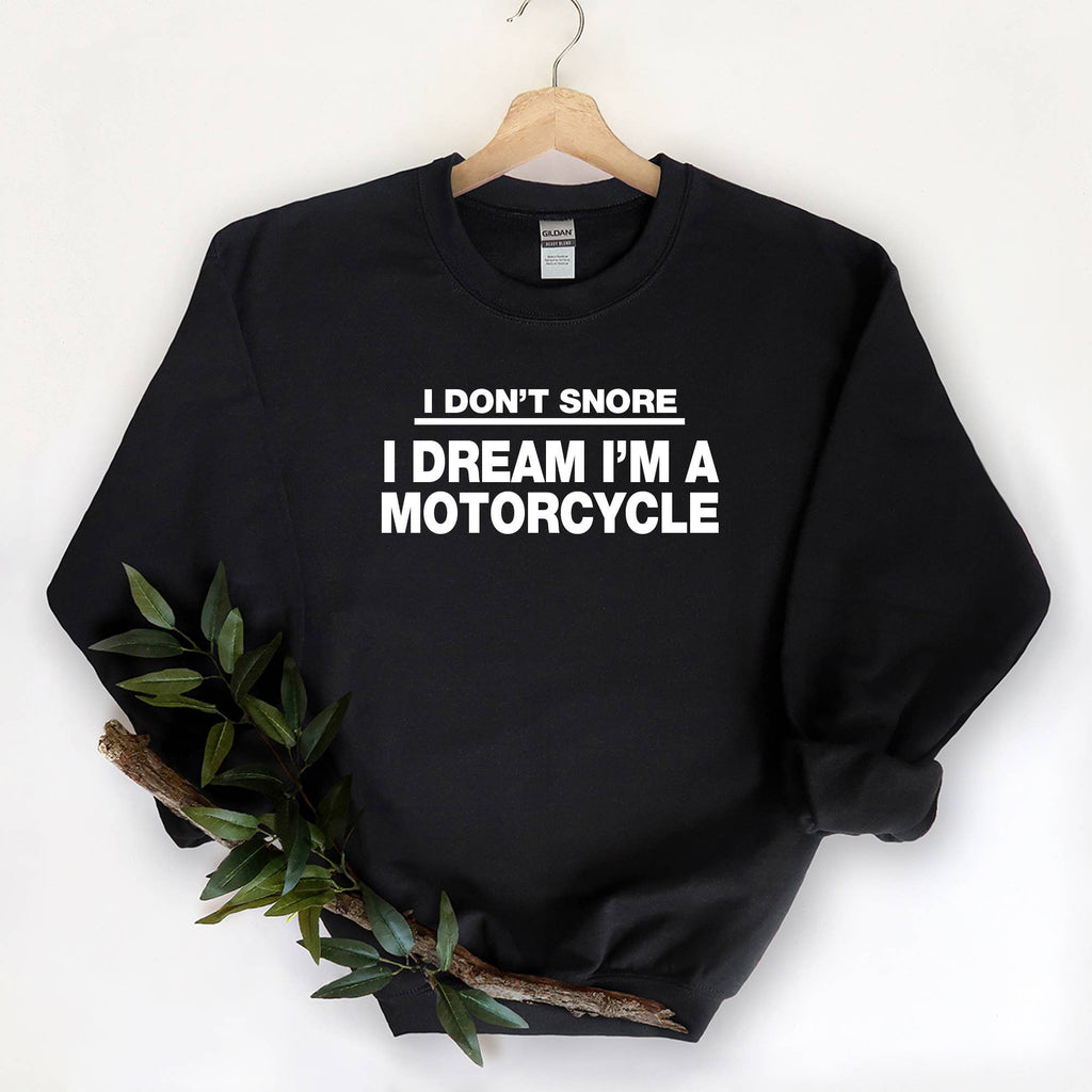 Dad Motorcycle Snoring Funny Husband Father - Adult & Kids T-Shirts, Sweatshirts & Hoodies apparel design preview 1