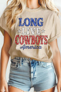 Long Live Cowboy Bandana Mineral Graphic - Adult & Kids T-Shirts, Sweatshirts & Hoodies apparel design preview 1