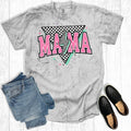 Checkered Mama Lightning Bolt Comfort Colors Graphic - Adult & Kids T-Shirts, Sweatshirts & Hoodies apparel design preview 1