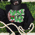 Green Football Leopard Sequins - Adult & Kids T-Shirts, Sweatshirts & Hoodies apparel design preview 1