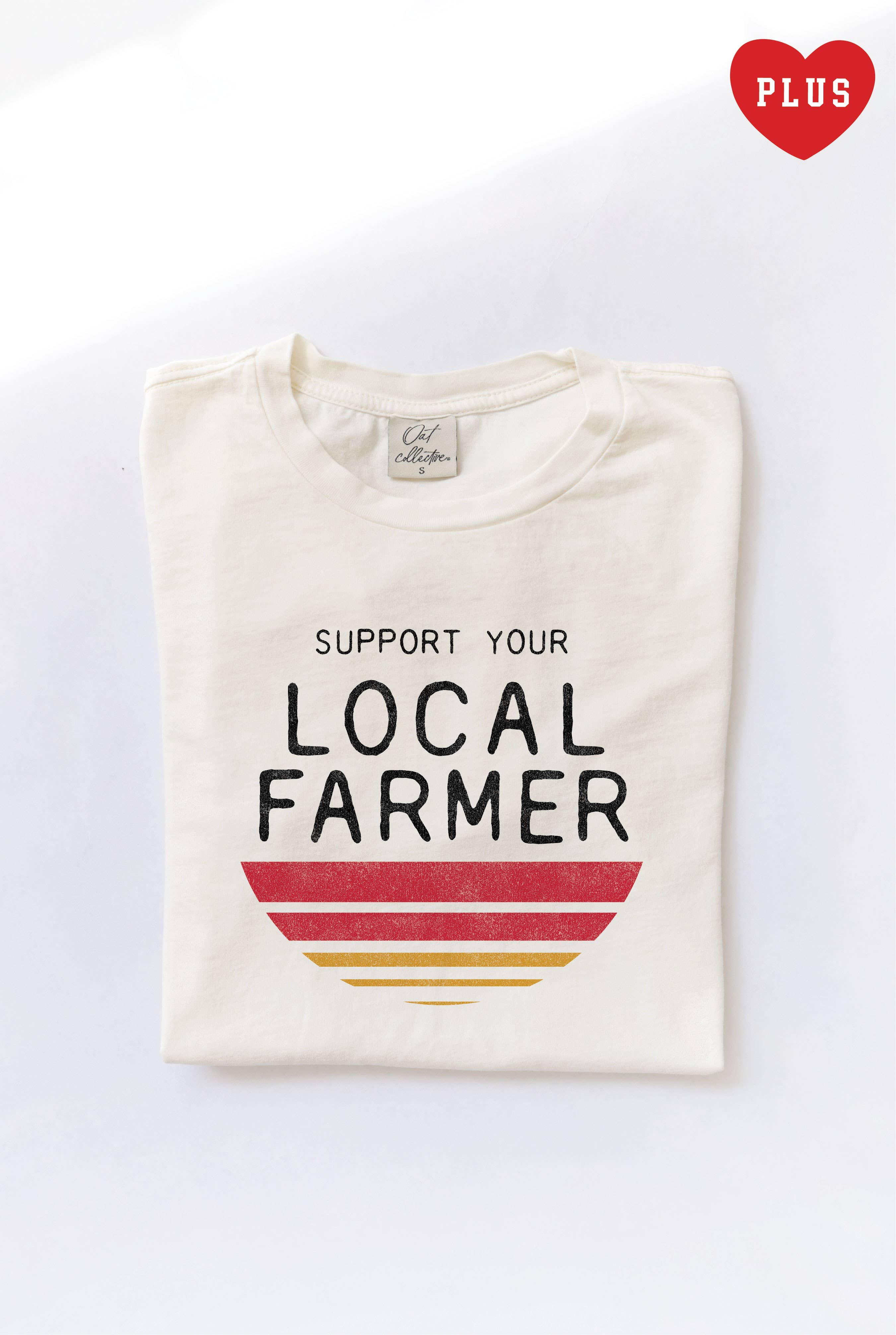 Support Your Local Farmer Plus Mineral Graphic Top - Adult & Kids T-Shirts, Sweatshirts & Hoodies apparel design preview 1