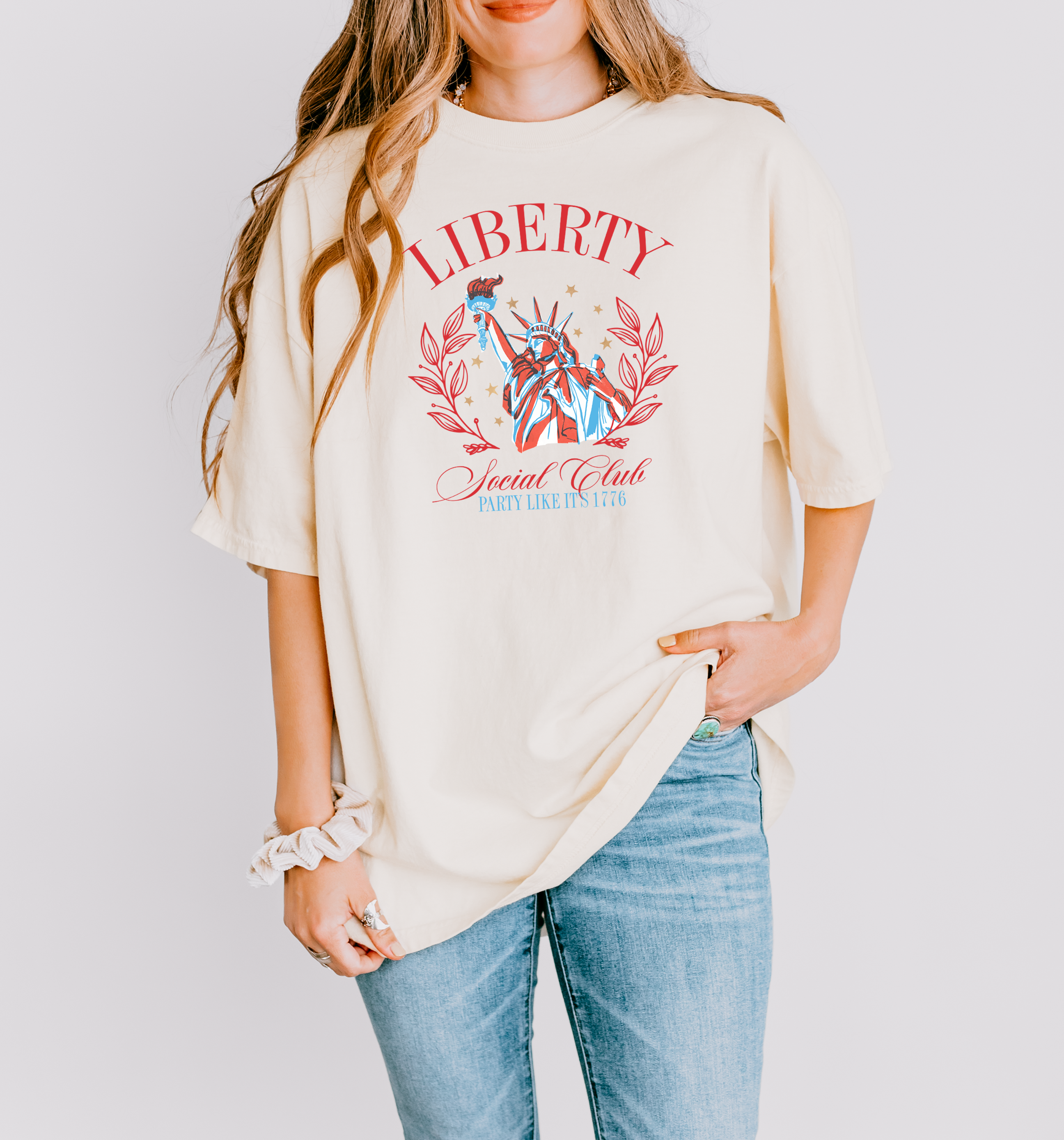 Americana, Patriotic, Fourth of July, Women's Apparel - Adult & Kids T-Shirts, Sweatshirts & Hoodies apparel design preview 1