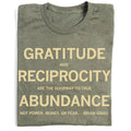 Gratitude and Reciprocity Brian Gibbs Quote - Adult & Kids T-Shirts, Sweatshirts & Hoodies apparel design preview 1