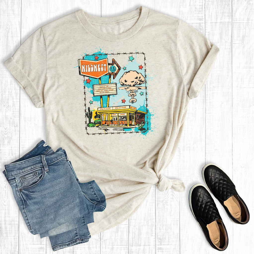 Retro Wild West Graphic - Adult & Kids T-Shirts, Sweatshirts & Hoodies apparel design preview 1
