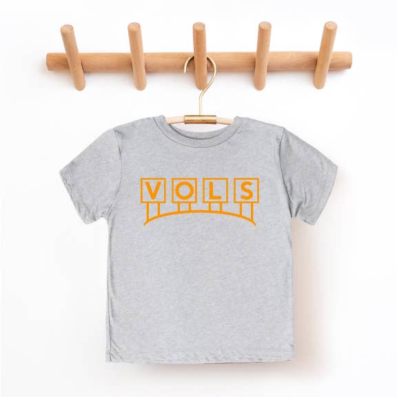 Youth Vols Stadium Billboard Premium Gray - Adult & Kids T-Shirts, Sweatshirts & Hoodies apparel design preview 1