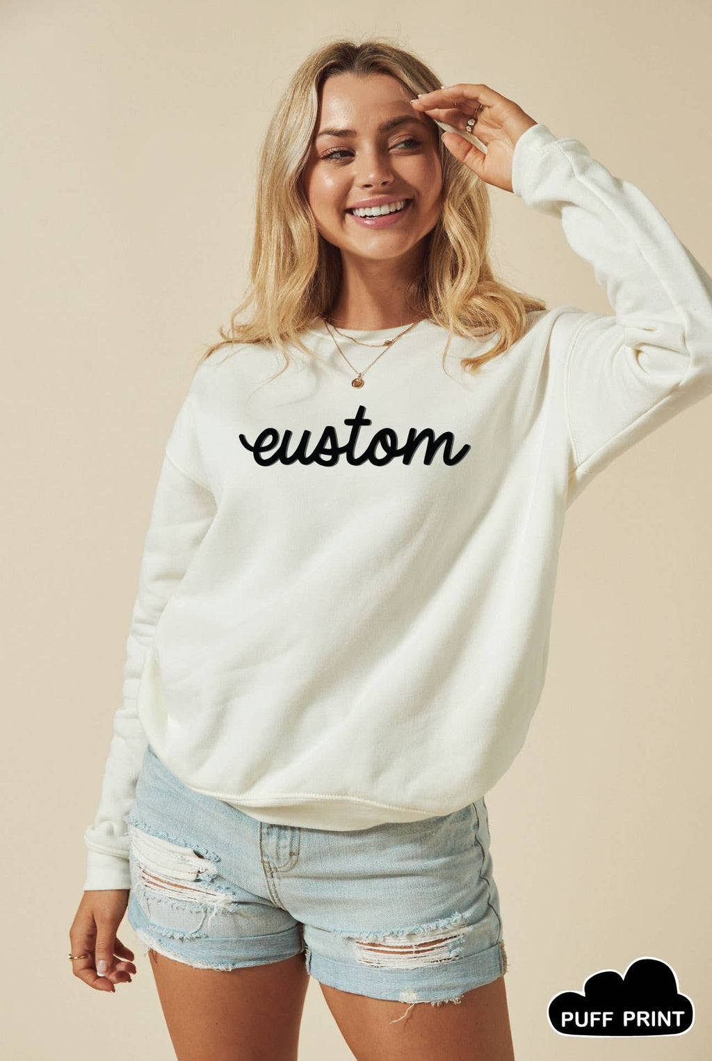 Custom Puff Graphic - Adult & Kids T-Shirts, Sweatshirts & Hoodies apparel design preview 1