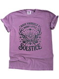 Have Yourself A Merry Little Solstice Pagan Yule - Adult & Kids T-Shirts, Sweatshirts & Hoodies apparel design preview 1