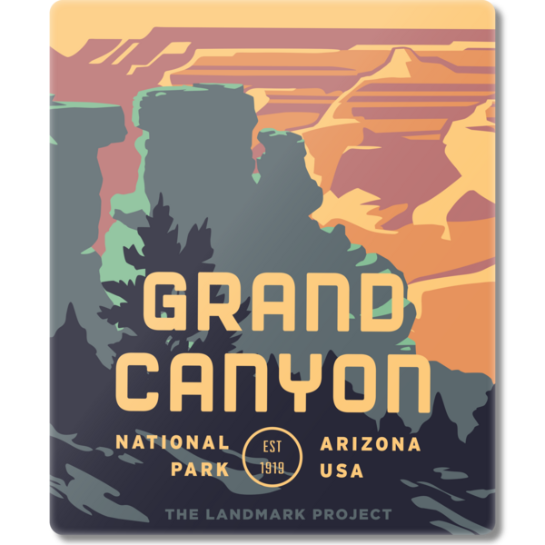 Grand Canyon National Park Magnet - Adult & Kids T-Shirts, Sweatshirts & Hoodies apparel design preview 1