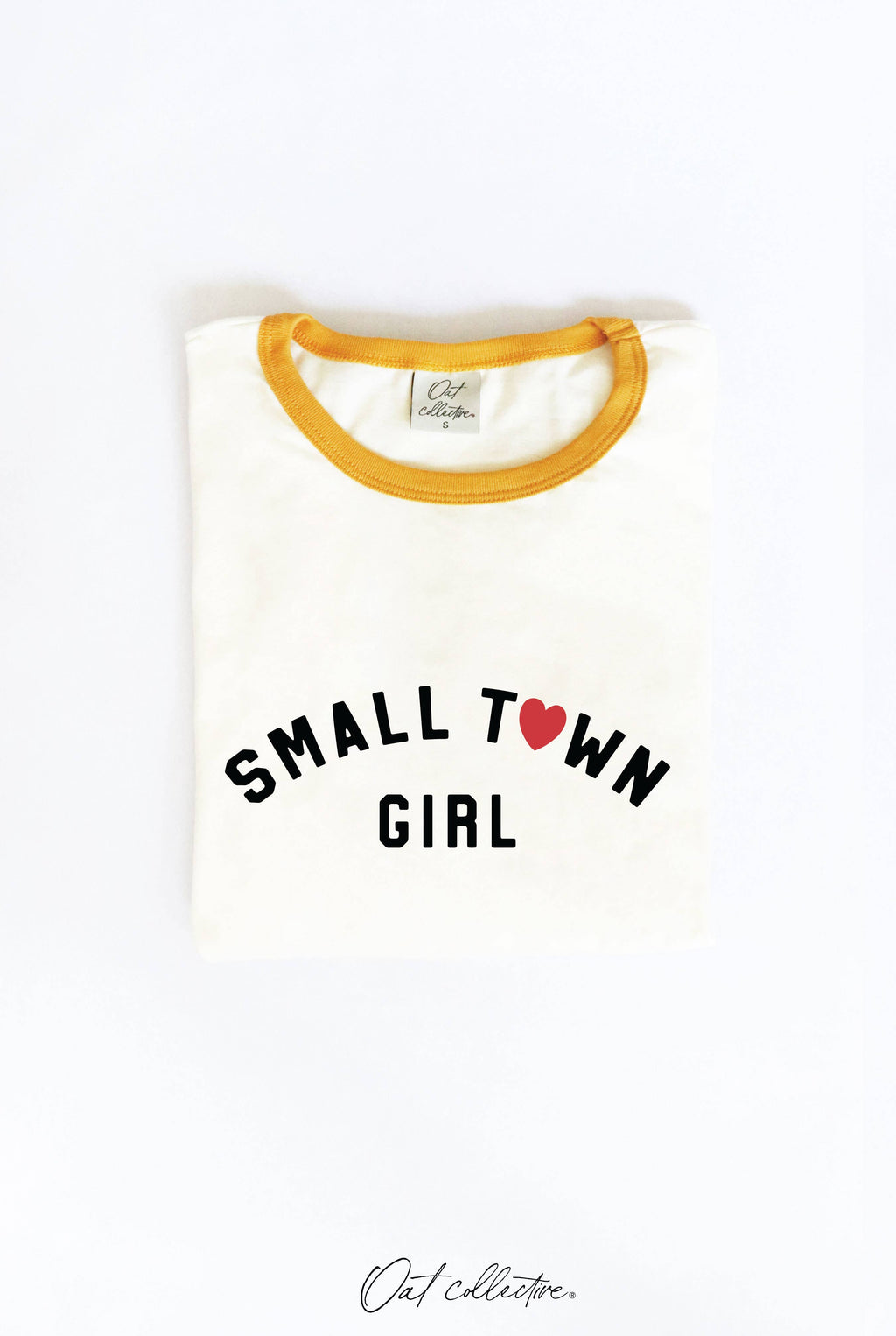 Small Town Girl Ringer Graphic Top - Adult & Kids T-Shirts, Sweatshirts & Hoodies apparel design preview 1