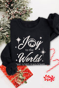 Joy To the World Graphic Brushed - Adult & Kids T-Shirts, Sweatshirts & Hoodies apparel design preview 1