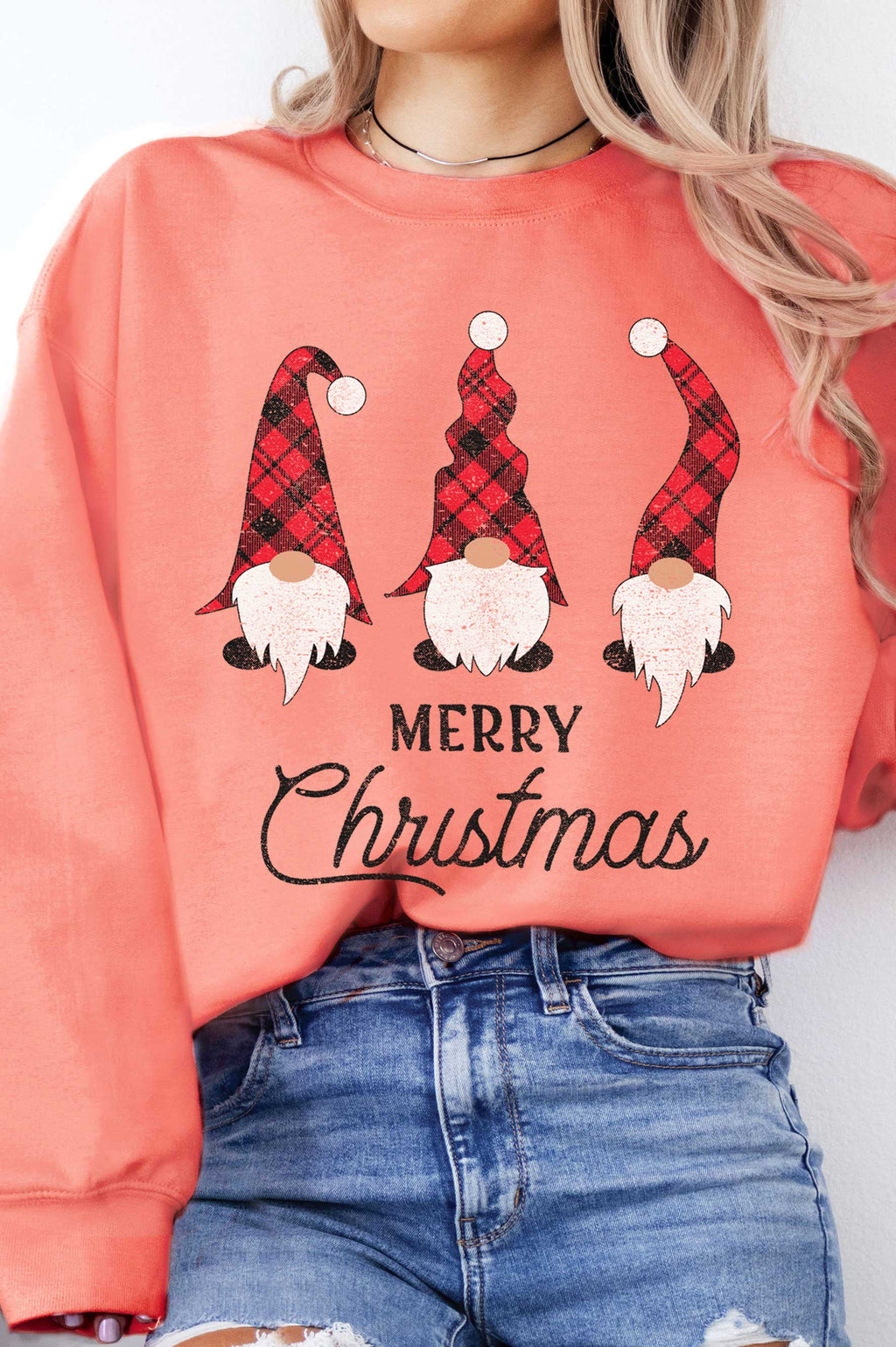 Merry Christmas Gnomes Graphic Brushed - Adult & Kids T-Shirts, Sweatshirts & Hoodies apparel design preview 1