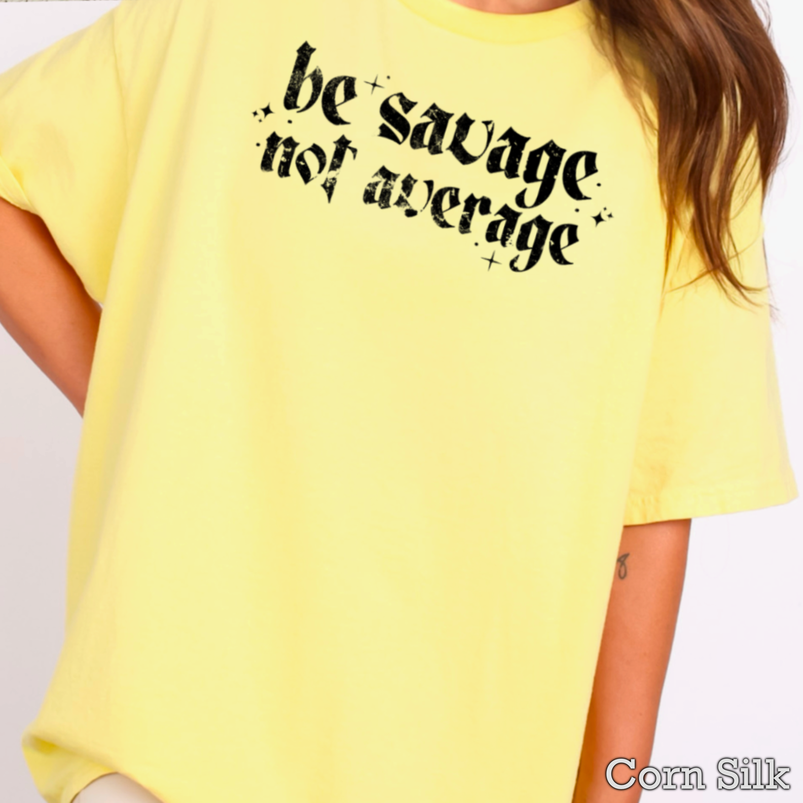Be Savage Not Average Graphic Gildan - Adult & Kids T-Shirts, Sweatshirts & Hoodies apparel design preview 1