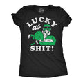 Lucky As Shit Cat Women's - Adult & Kids T-Shirts, Sweatshirts & Hoodies apparel design preview 1