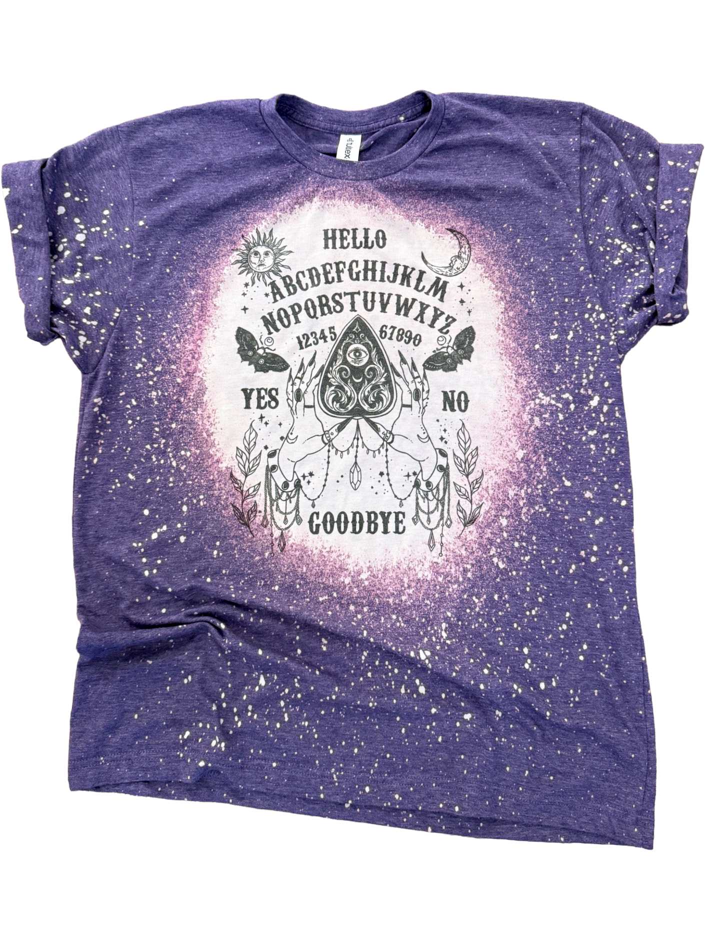 Ouija Board Bleached - Adult & Kids T-Shirts, Sweatshirts & Hoodies apparel design preview 1