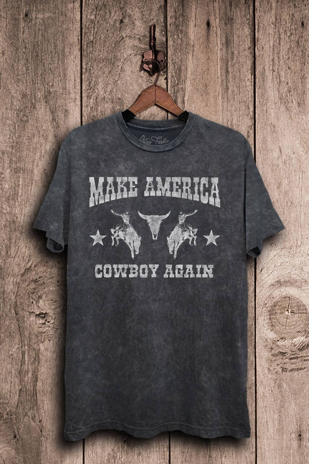 Make America Cowboy Again Graphic Top - Adult & Kids T-Shirts, Sweatshirts & Hoodies apparel design preview 1