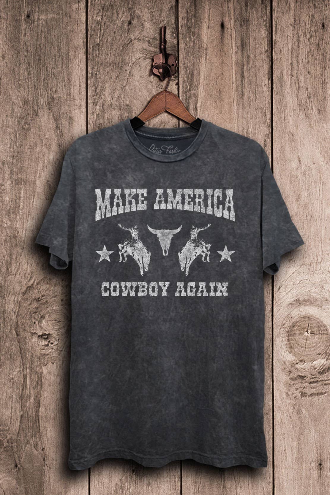 Make America Cowboy Again Graphic Top - Adult & Kids T-Shirts, Sweatshirts & Hoodies apparel design preview 1