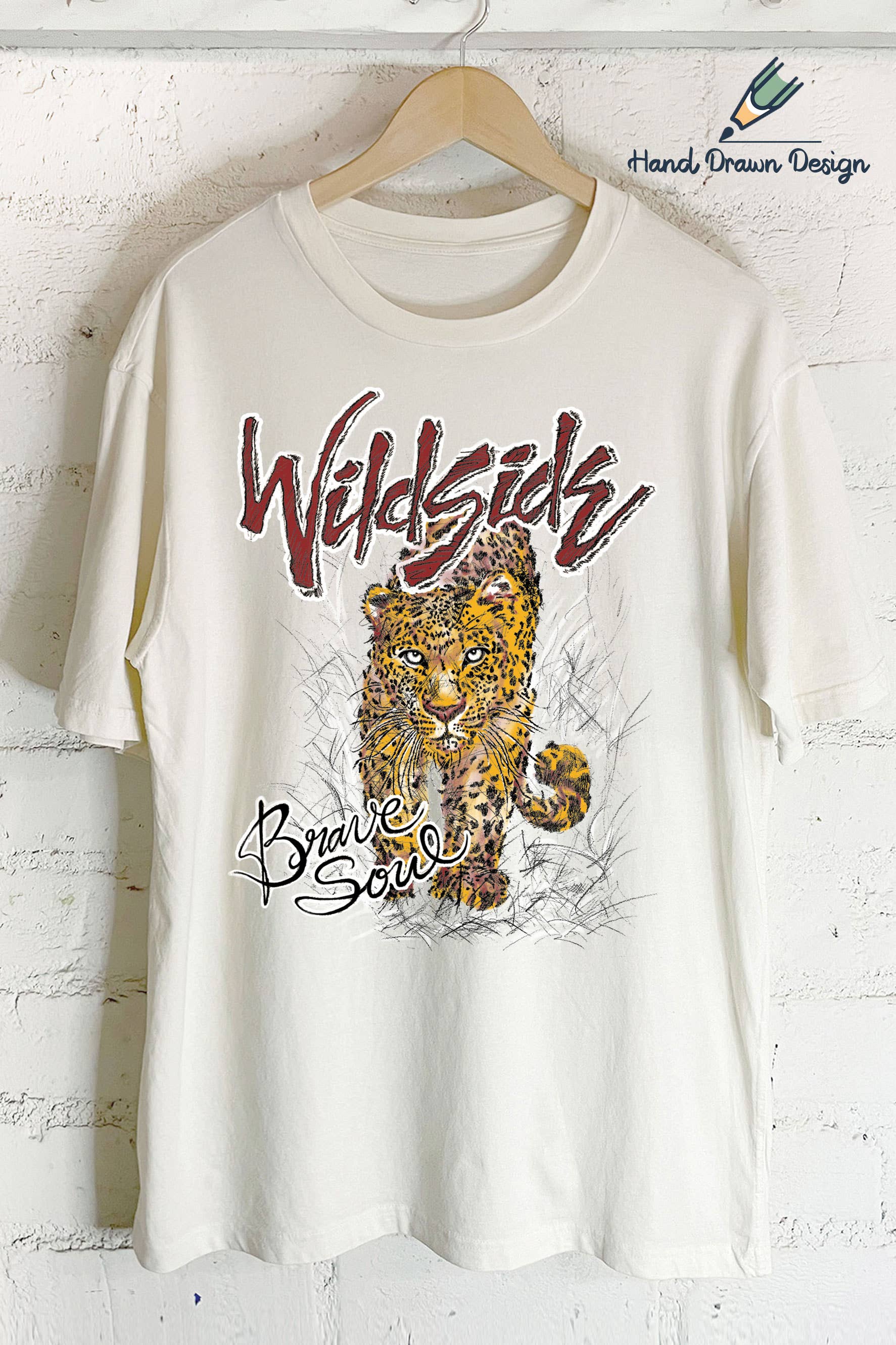 Wildside-Hand Drawn (Oversized - Adult & Kids T-Shirts, Sweatshirts & Hoodies apparel design preview 1